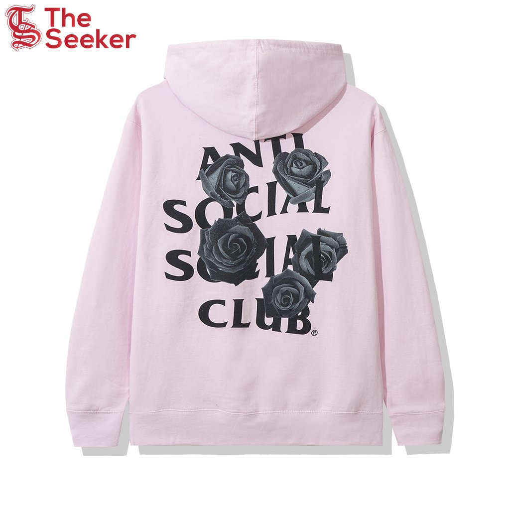 Anti Social Social Club Bat Emoji Hoodie Pink
