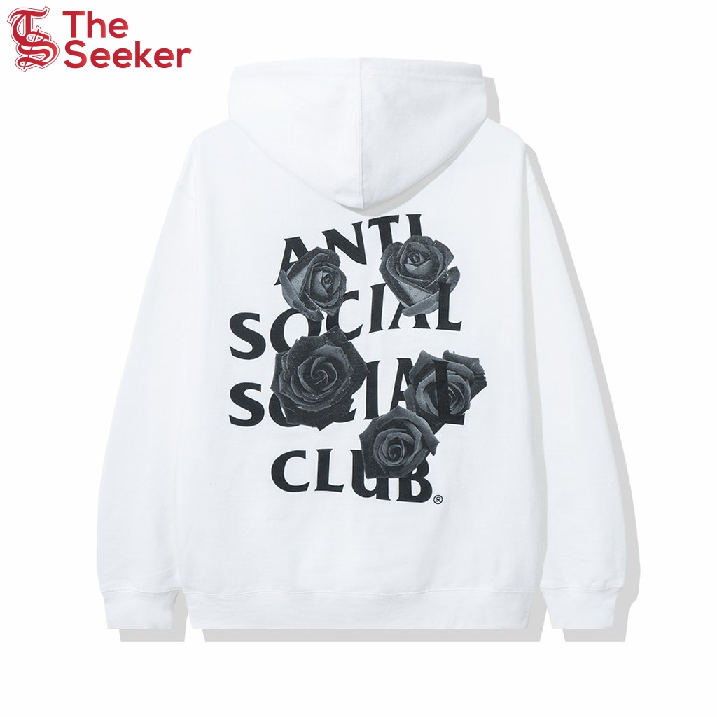 Anti Social Social Club Bat Emoji Hoodie White