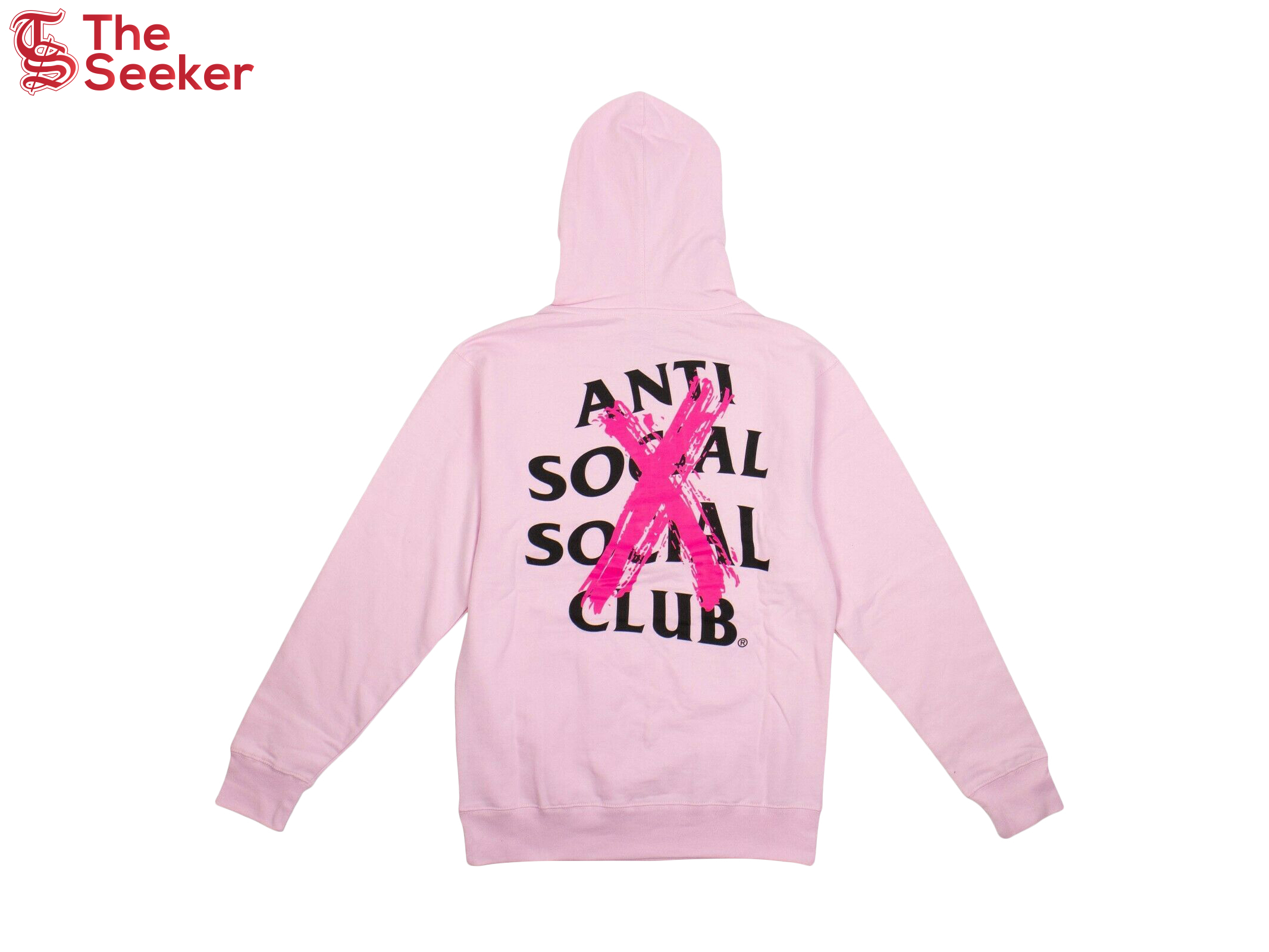 Anti Social Social Club Cancelled Hoodie Pink