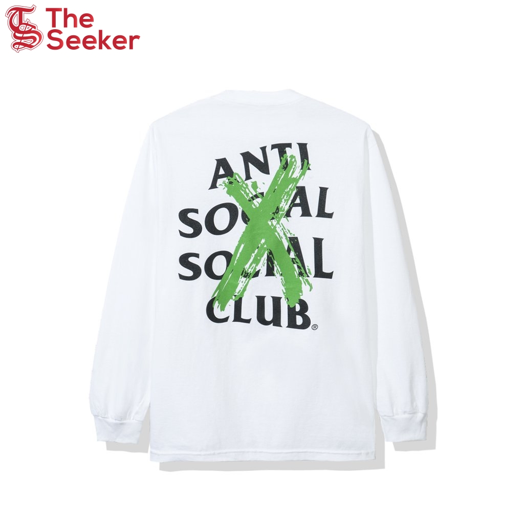 Anti Social Social Club Cancelled Remix Long Sleeve Tee (FW19) White