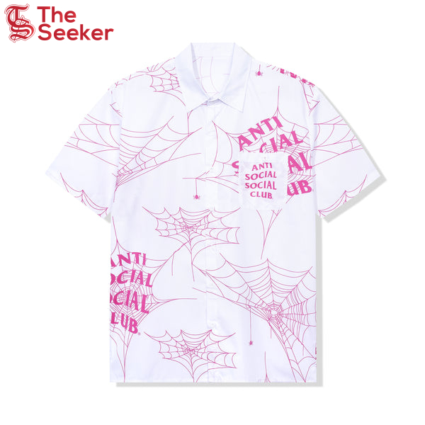 Anti Social Social Club Crawling In The Dark Button Up White