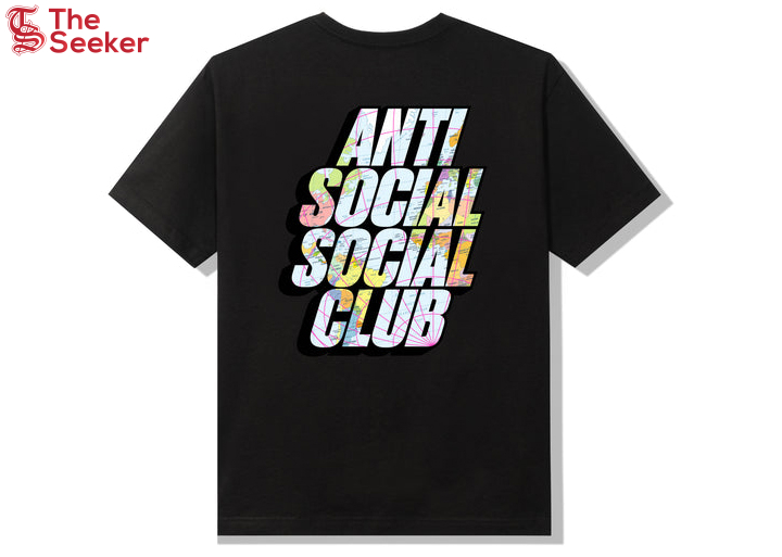 Anti Social Social Club Drop A Pin T-shirt Black