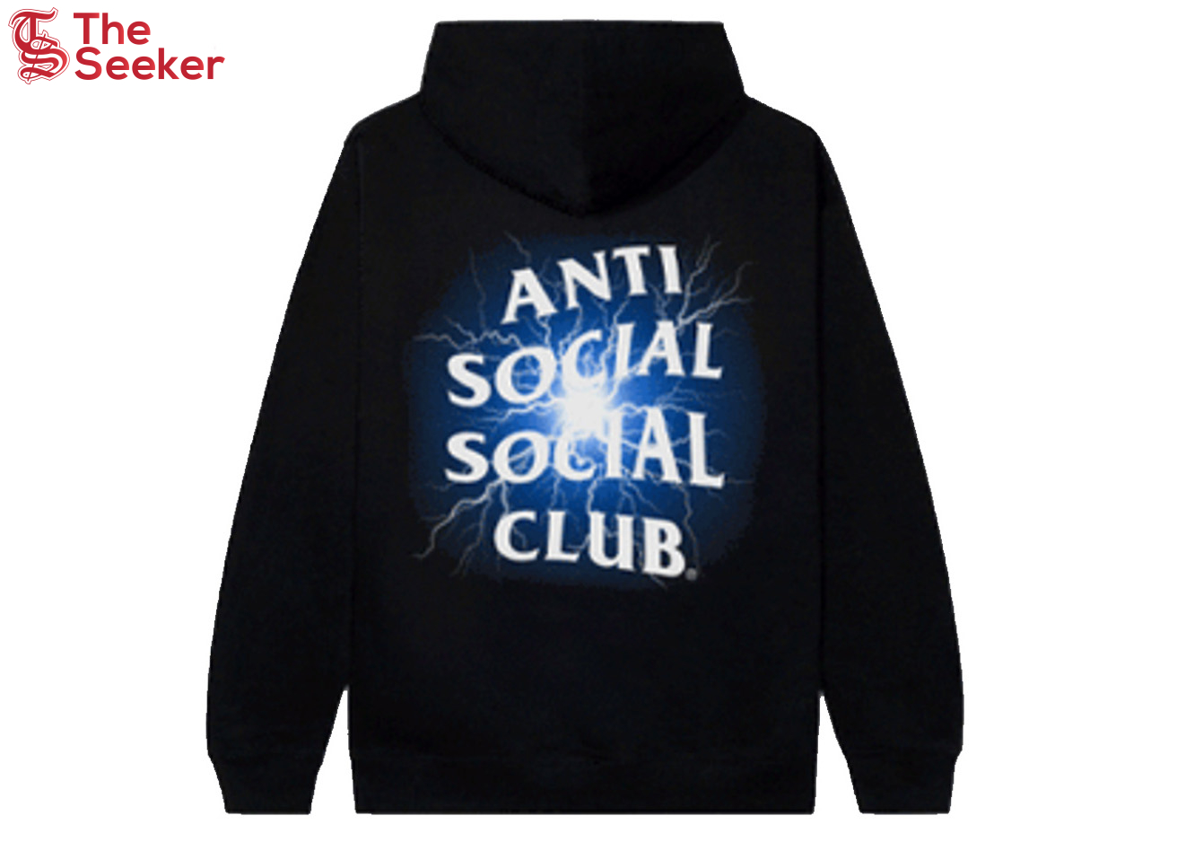 Anti Social Social Club Glow In The Dark Pain Hoodie Black/Blue