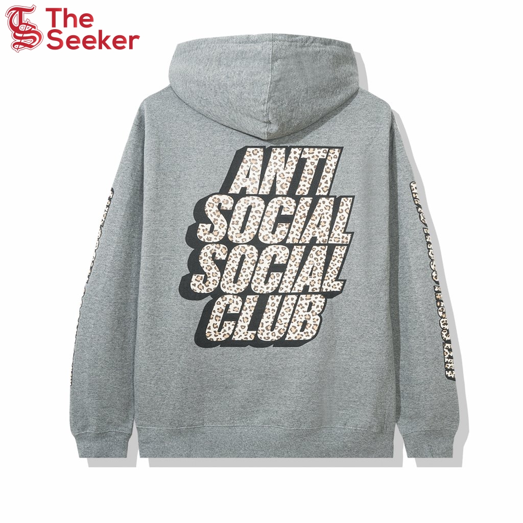 Anti Social Social Club Kitten Hoodie Grey