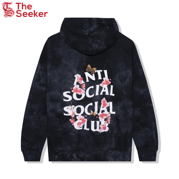 Anti Social Social Club Kkoch Never Dies Hoodie Black Tie Dye