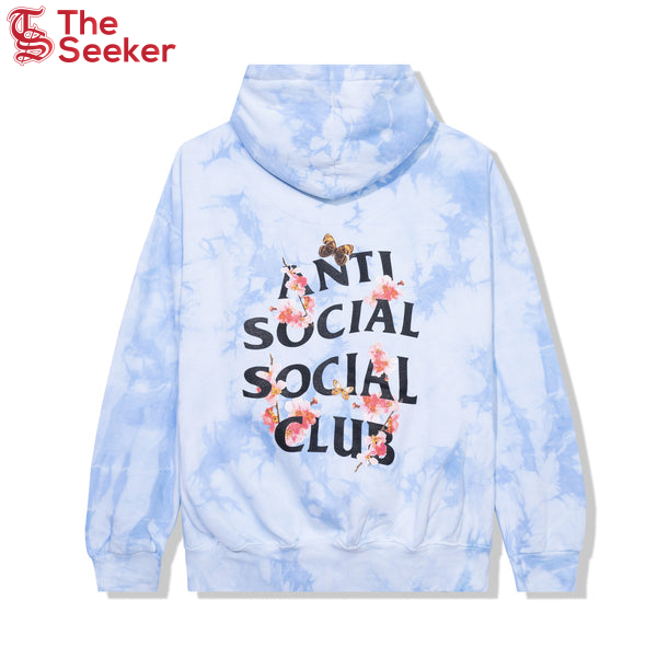 Anti Social Social Club Kkoch Never Dies Hoodie Blue Tie Dye