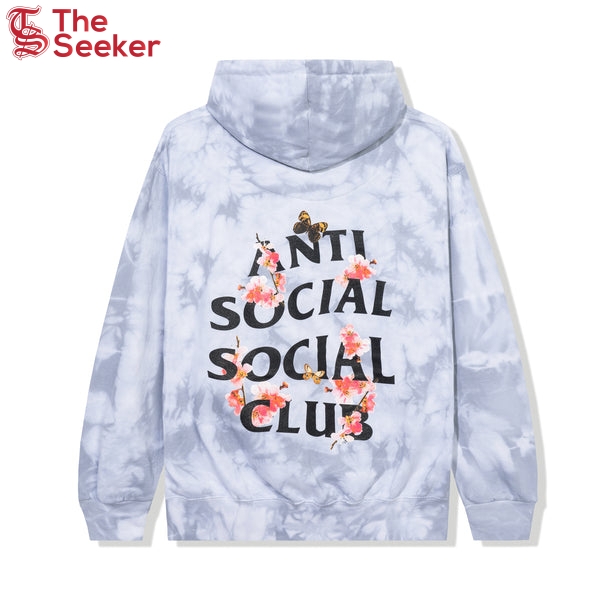 Anti Social Social Club Kkoch Never Dies Hoodie Grey Tie Dye