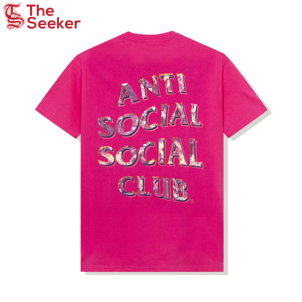 Anti Social Social Club Layer Lock T-shirt Hot Pink