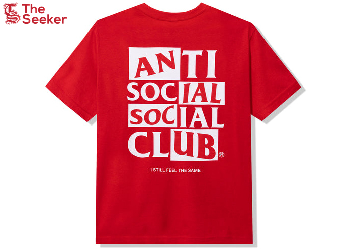 Anti Social Social Club Muted T-shirt Red