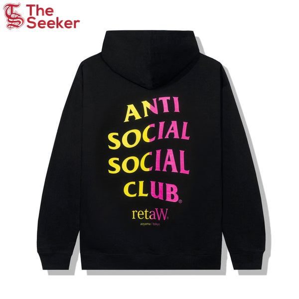 Anti Social Social Club retaW Hoodie Black