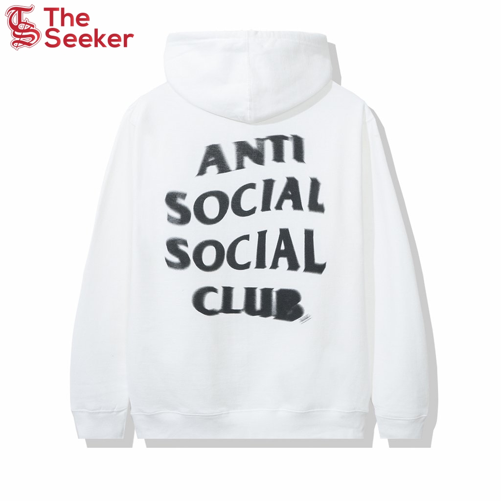 Anti Social Social Club Spiral Hoodie White