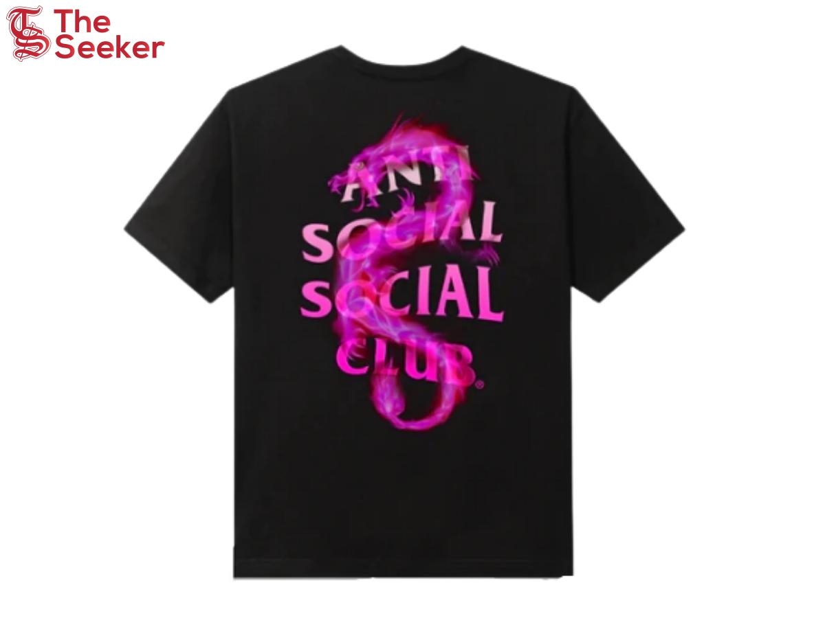 Anti Social Social Club Summer In Minsk T-shirt Black
