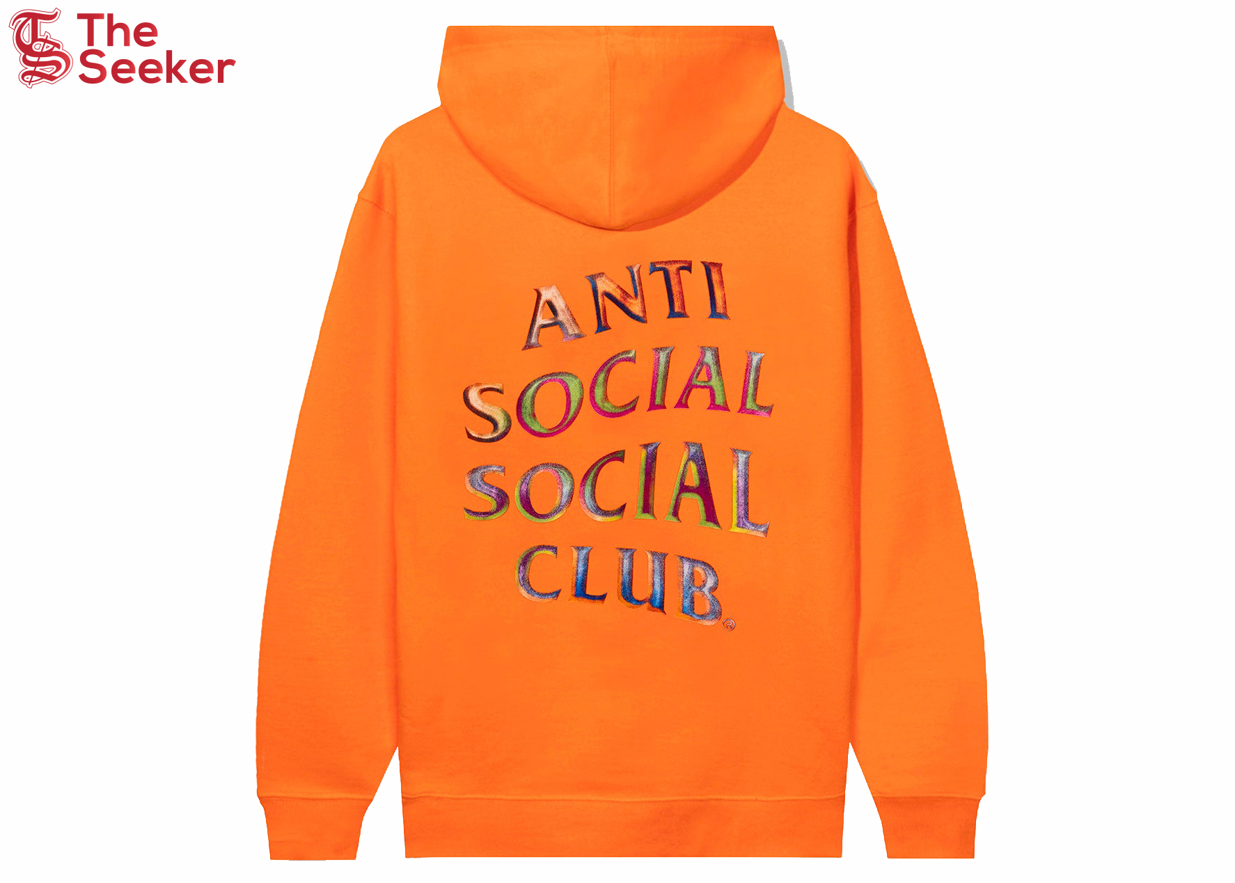 Anti Social Social Club Temporary Memory Hoodie Orange