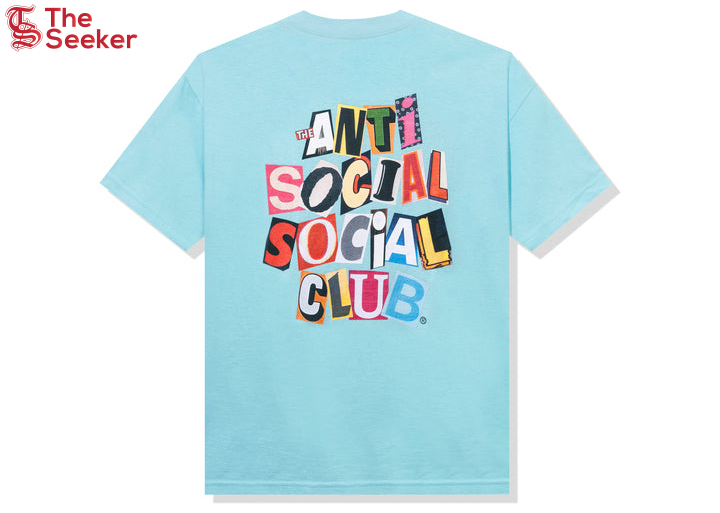Anti Social Social Club Torn Pages Of Our Story T-shirt Blue