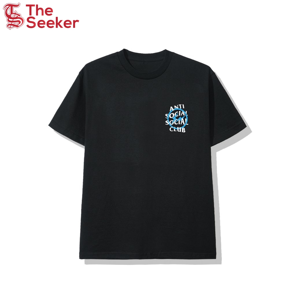 Anti Social Social Club x Fragment Blue Bolt Tee (FW19) Black