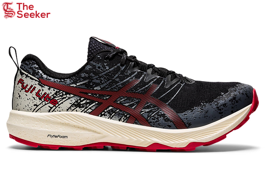 ASICS Fuji Lite 2 Black Electric Red