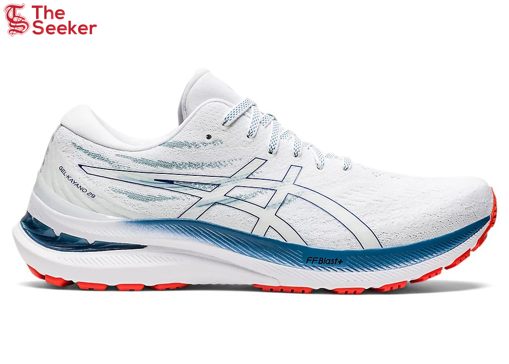 ASICS Gel-Kayano 29 White Deep Ocean