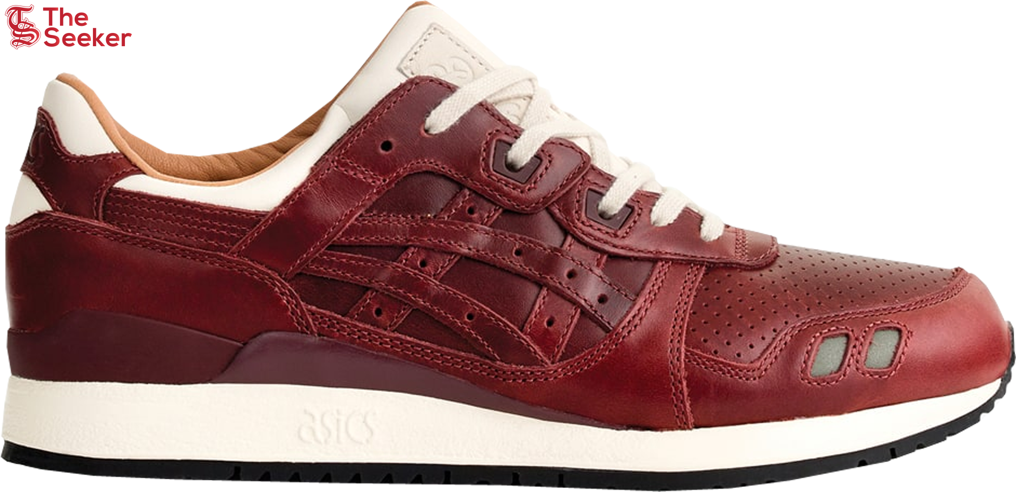 ASICS Gel-Lyte III Packer Shoes x J. Crew Oxblood Leather