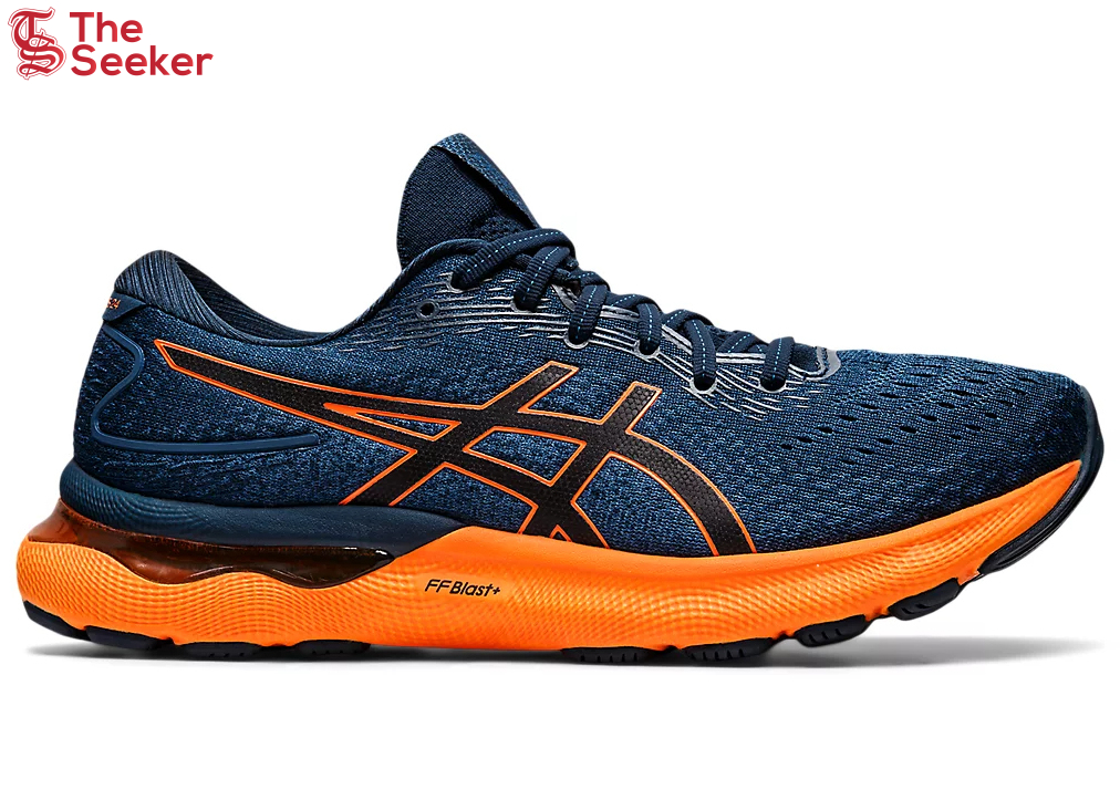 ASICS Gel-Nimbus 24 French Blue Shocking Orange