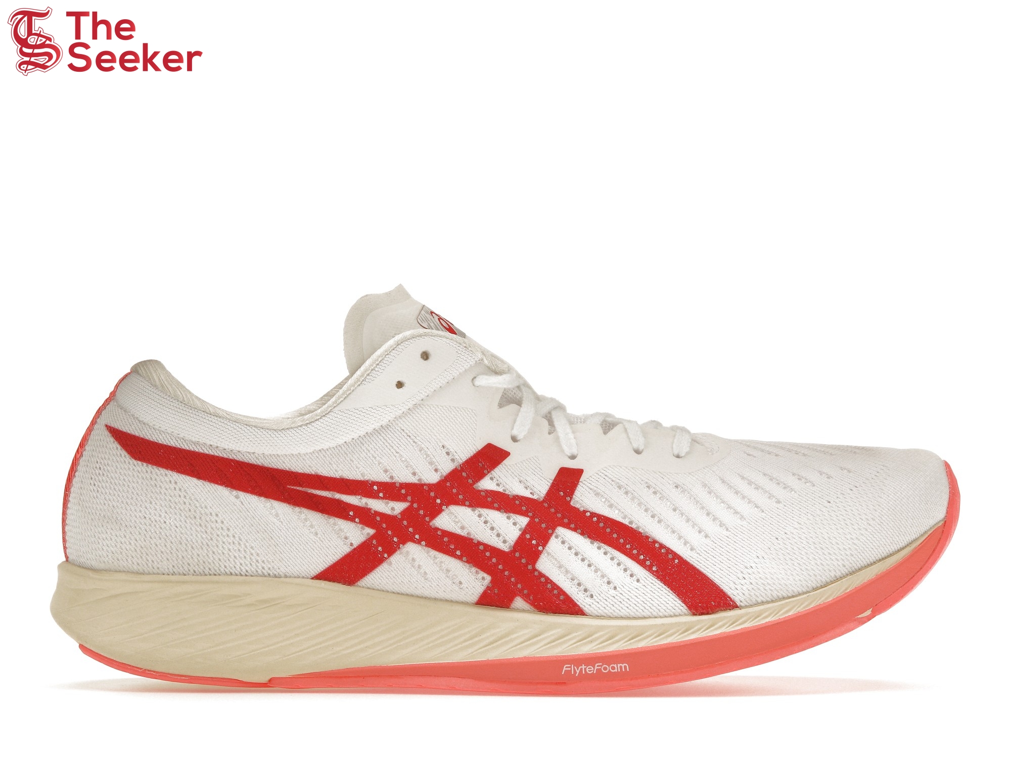 ASICS Metaracer White Sunrise Red