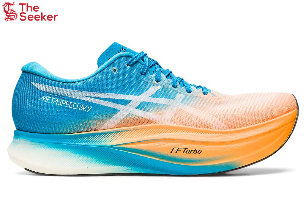 ASICS Metaspeed Sky+ Orange Pop Island Blue