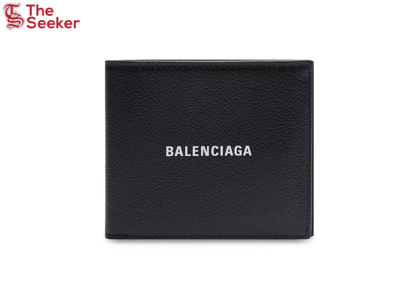 Balenciaga Cash Square (8 Card Slot 2 Bill Compartments) Folded Wallet Black/White