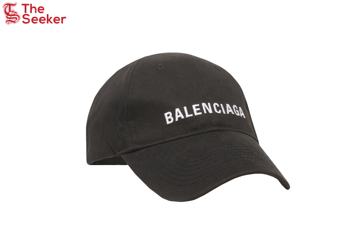 Balenciaga Logo Cap Black/White
