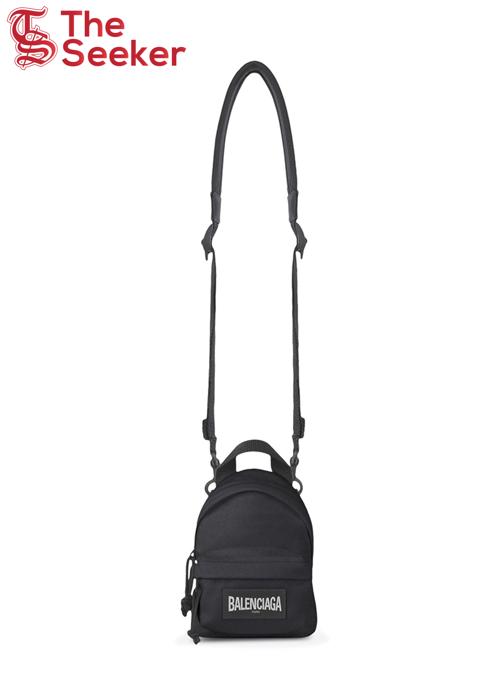 Balenciaga Oversized Crossbody Backpack Mini Black