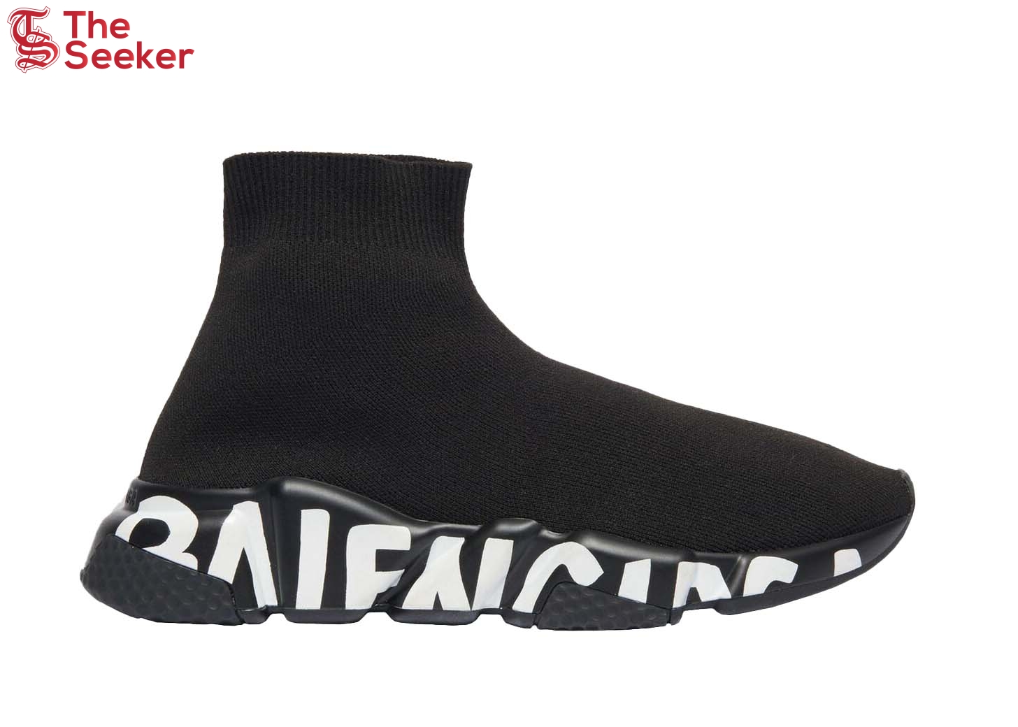 Balenciaga Speed Graffiti Black White (Women's)