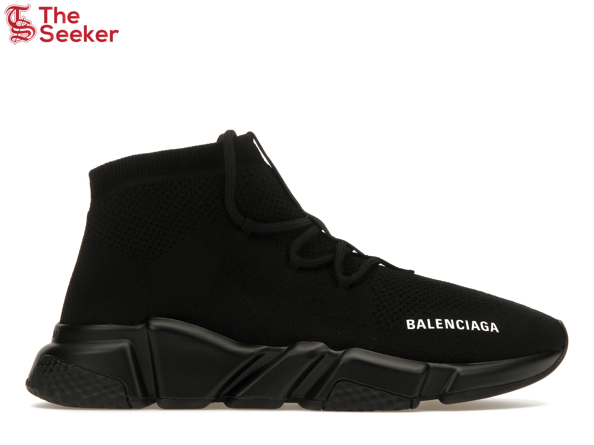 Balenciaga Speed Trainer Lace Up Black