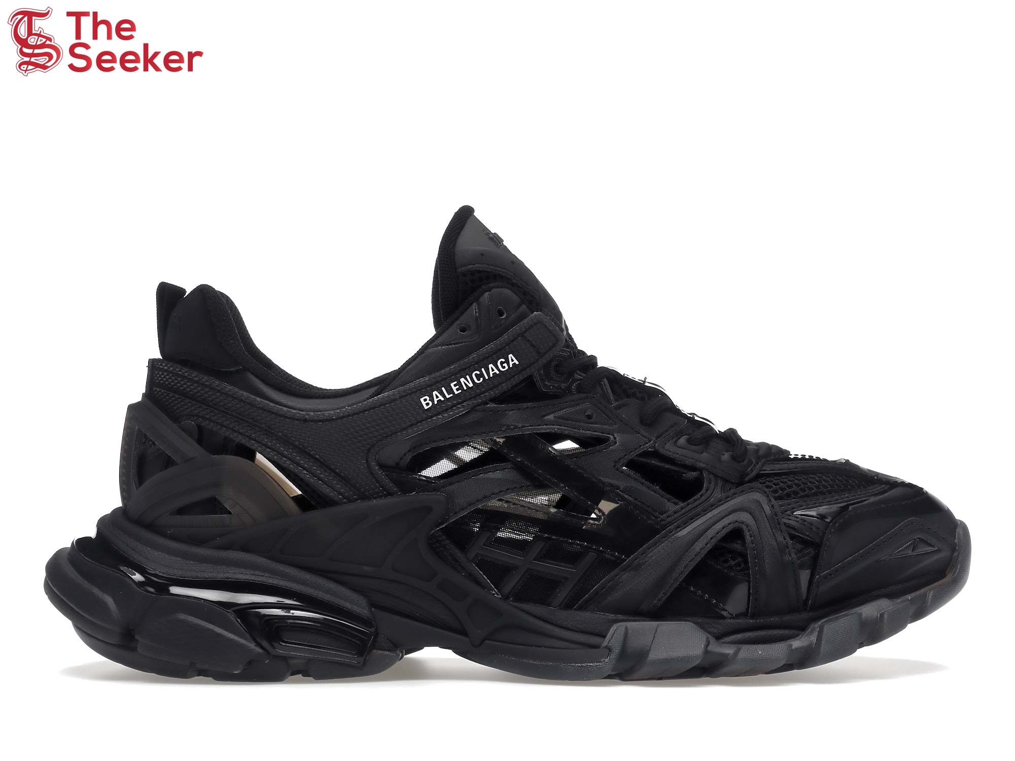 Balenciaga Track.2 Clear Sole Black