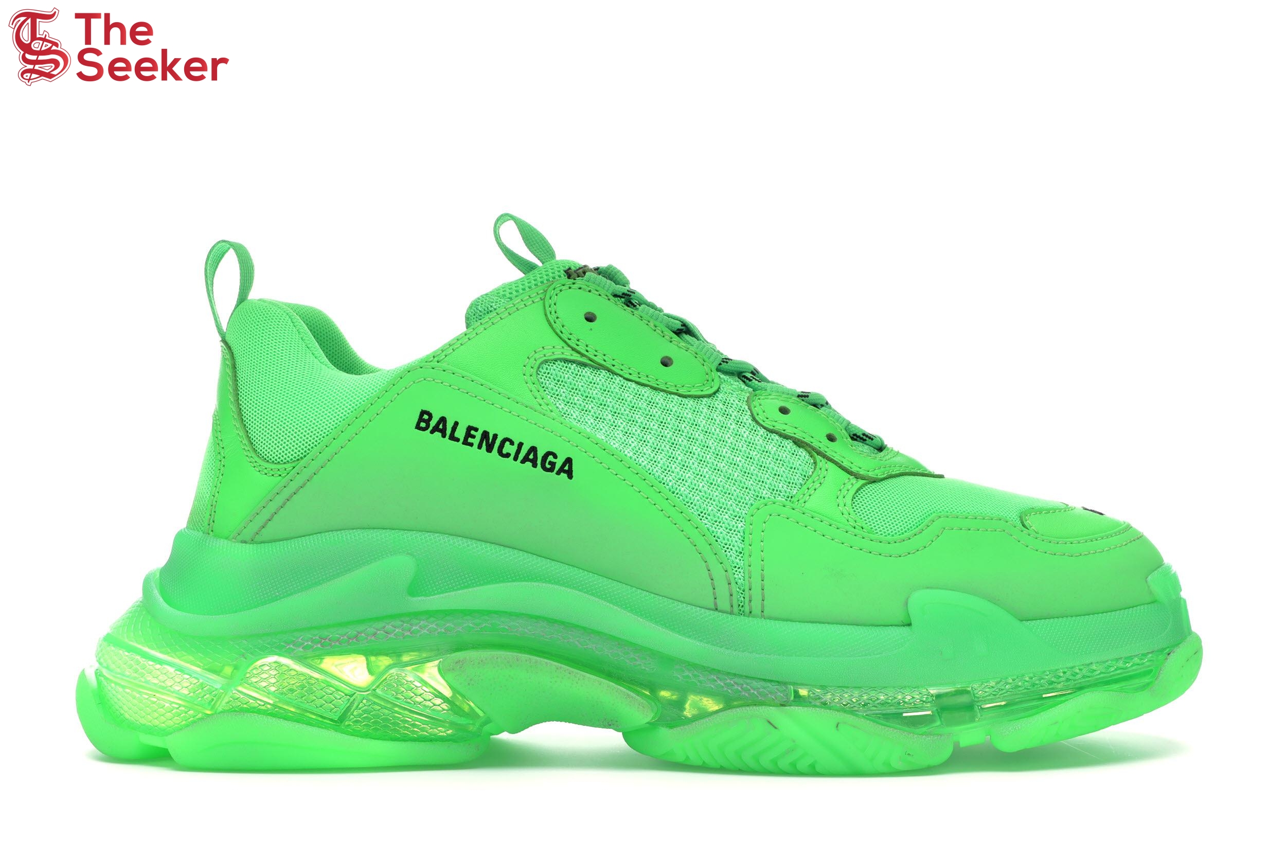 Balenciaga Triple S Neon Green Clear Sole