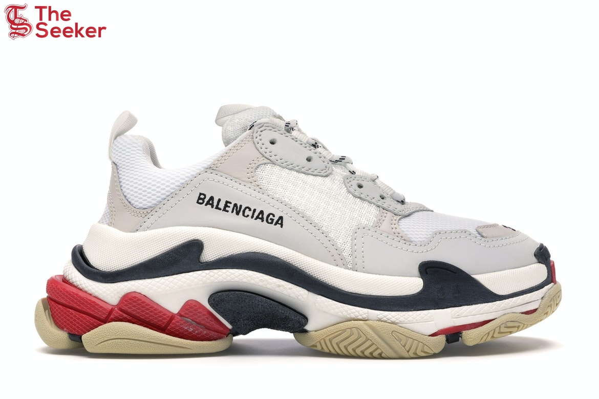 Balenciaga Triple S White Red (Women's)