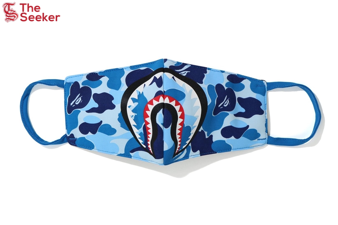 BAPE ABC Camo Shark Mask (SS20) Blue