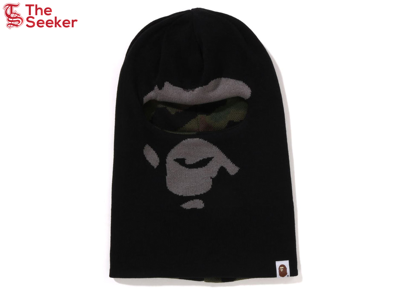 BAPE Ape Head Reversible Knit Balaclava Black