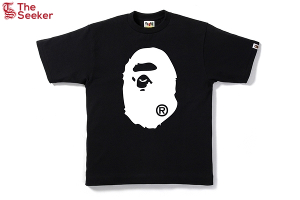 BAPE Bicolor Big Ape Head Tee Black/White