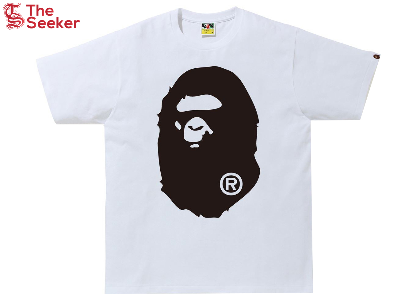 BAPE Bicolor Big Ape Head Tee (FW21/SS22/FW22) White