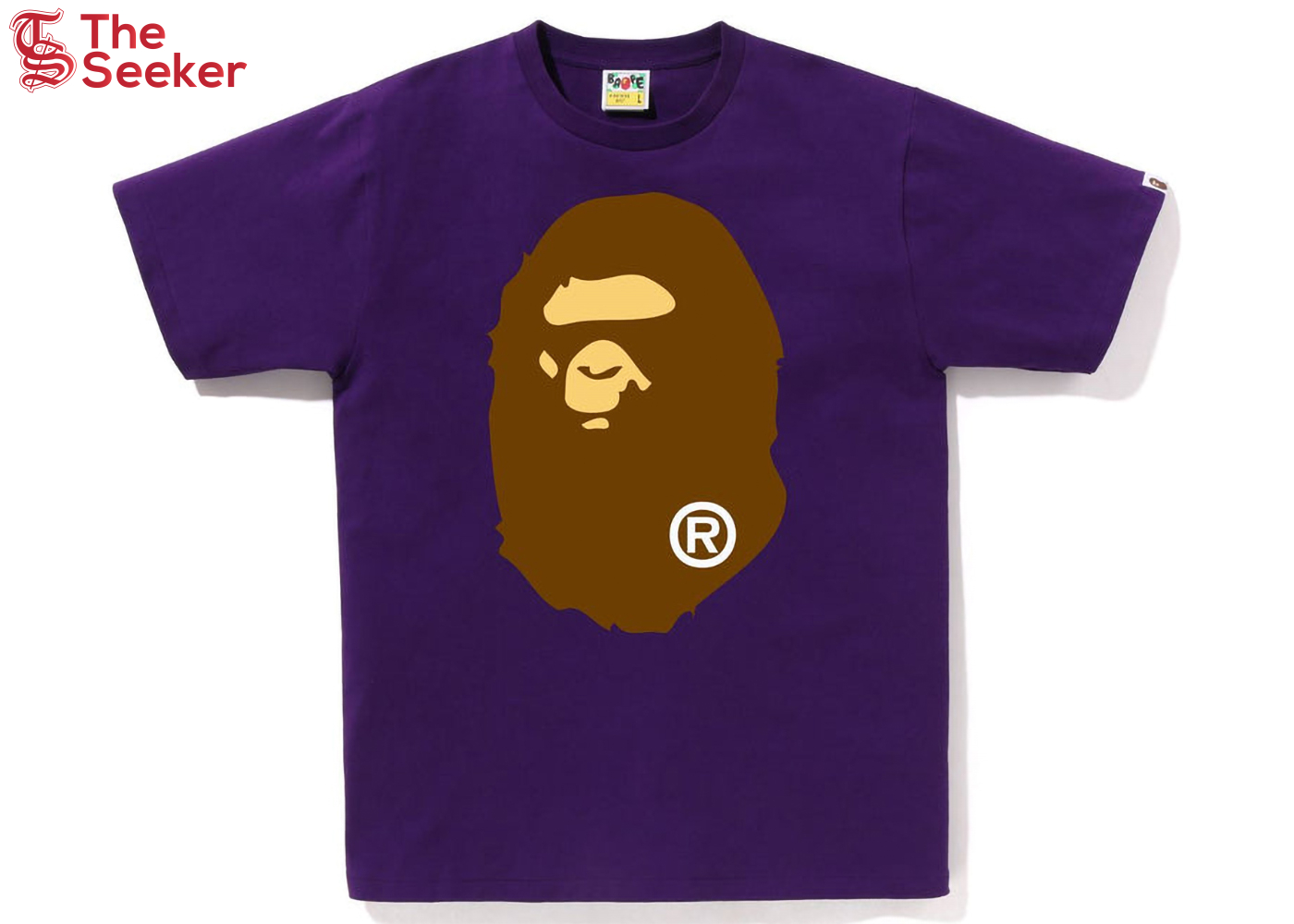 BAPE Big Ape Head Tee (SS23) Purple