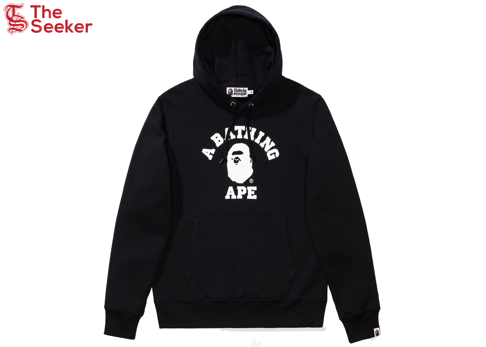 BAPE College Pullover Hoodie Black