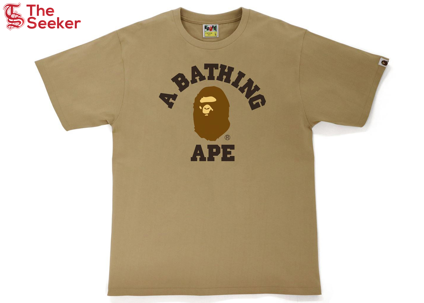 BAPE College Tee (FW21) Beige