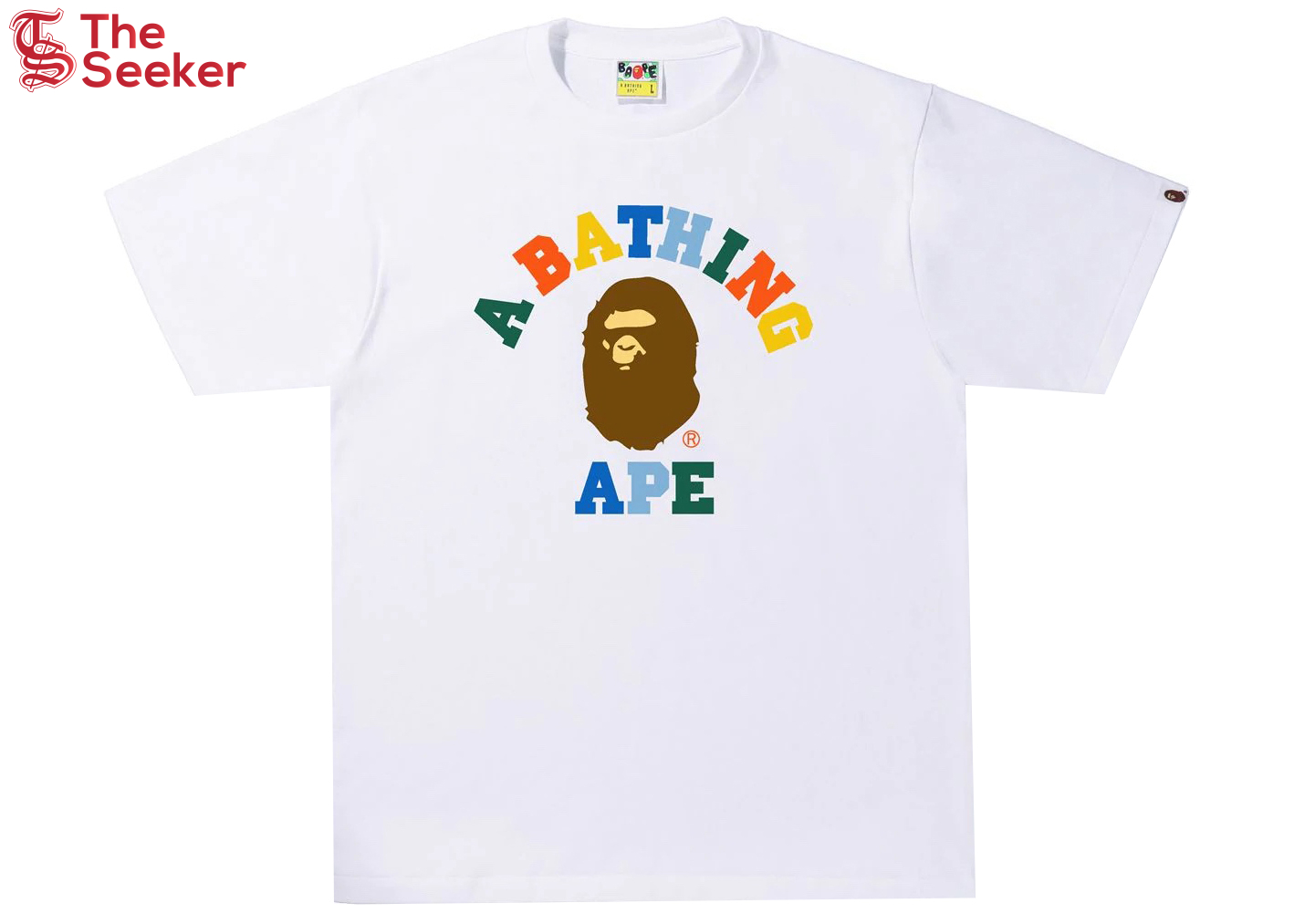 BAPE Colors College Tee (SS22) White