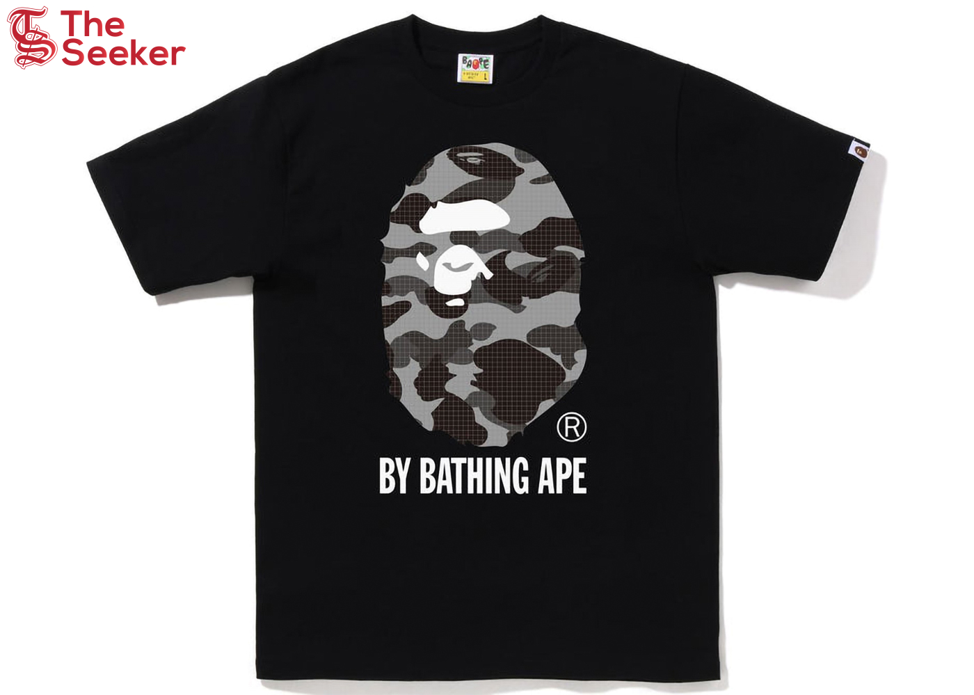 BAPE Grid Camo By Bathing Ape Tee (FW22) Black Black
