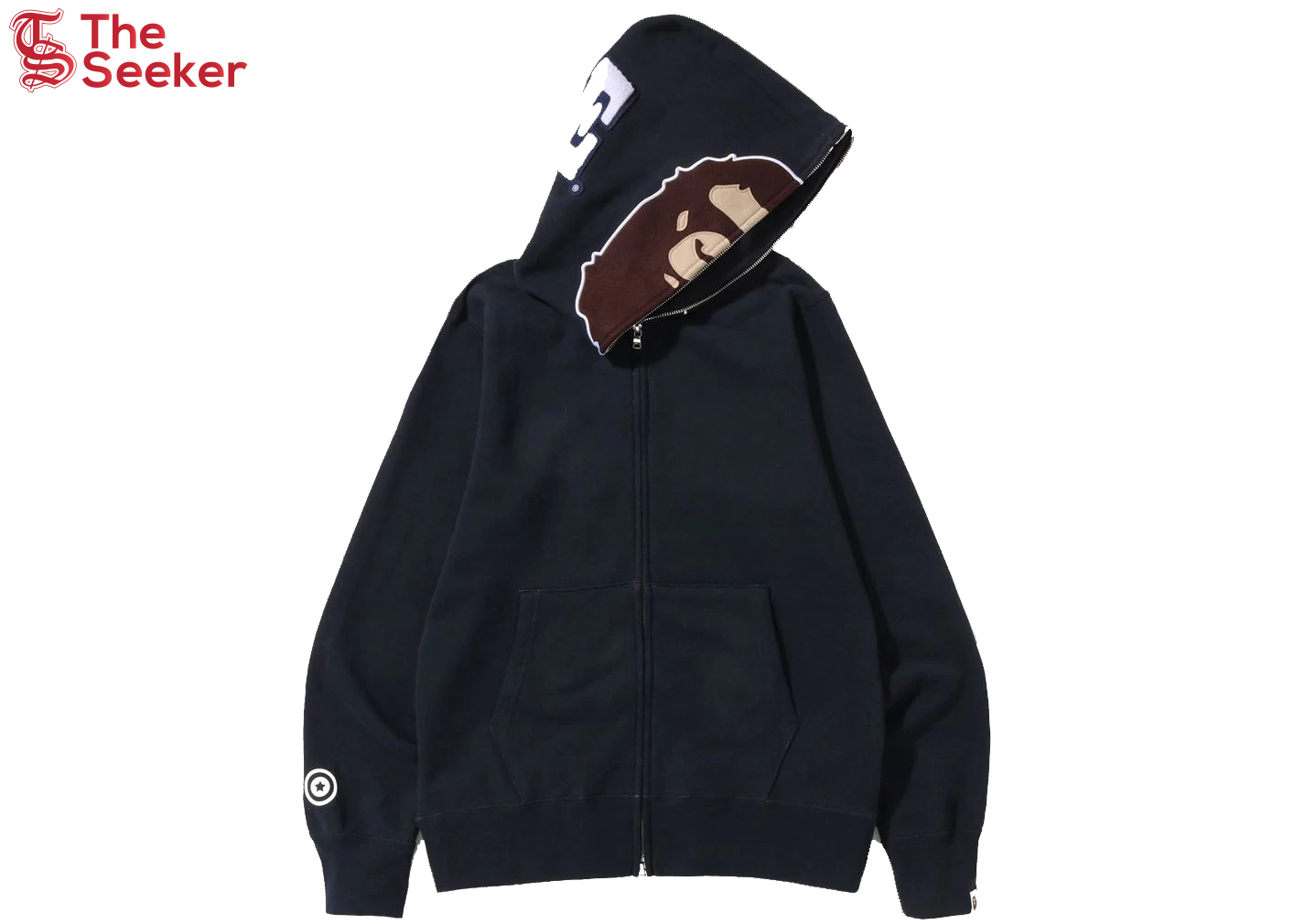 BAPE Overdye 2nd Ape Full Zip Hoodie Black