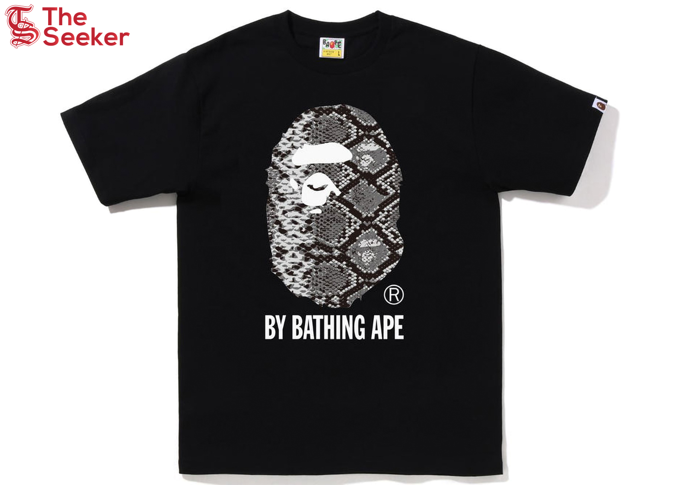 BAPE Snake By Bathing Ape Tee Black Grey