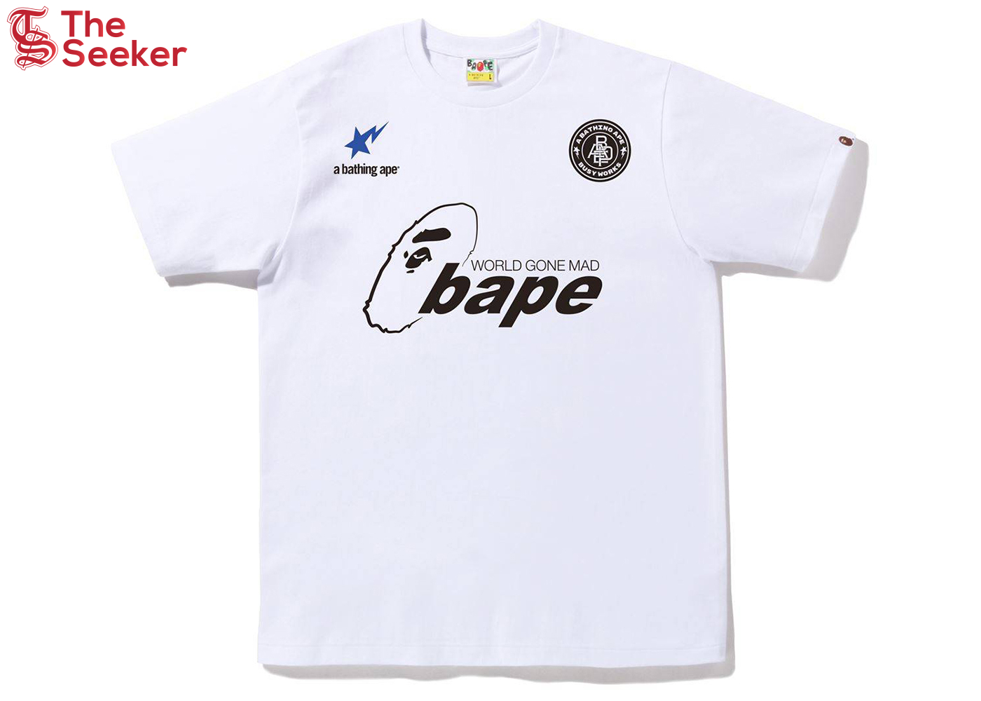 BAPE Soccer #1 Tee White