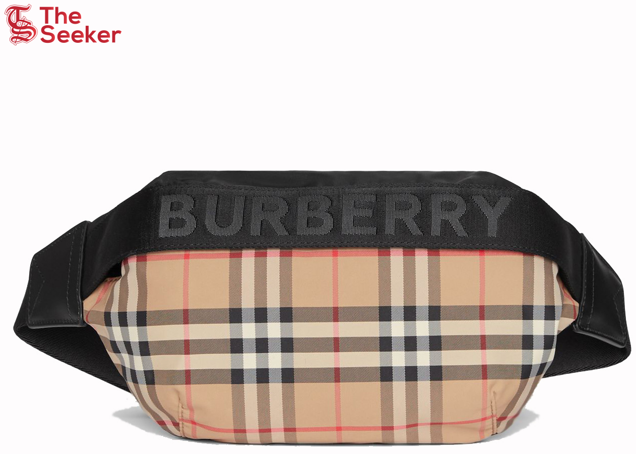 Burberry Bum Bag Vintage Check Medium Archive Beige/Black