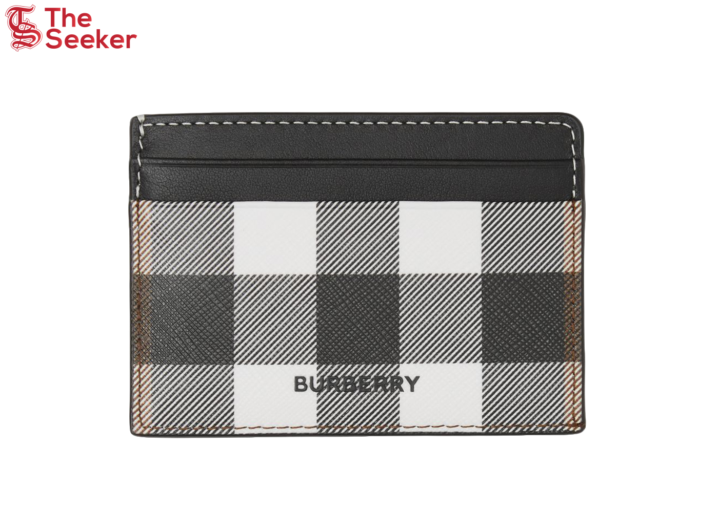 Burberry Check (7 slot) Card Case Dark Birch Brown