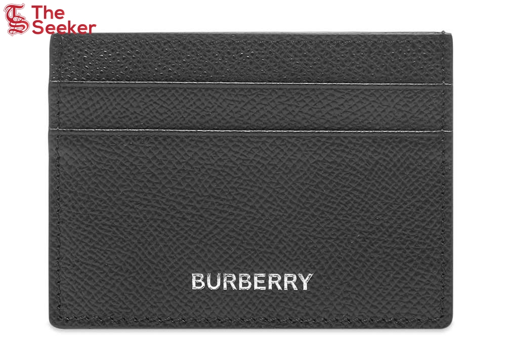 Burberry Grainy Leather Card Case (4 Card Slot) Black