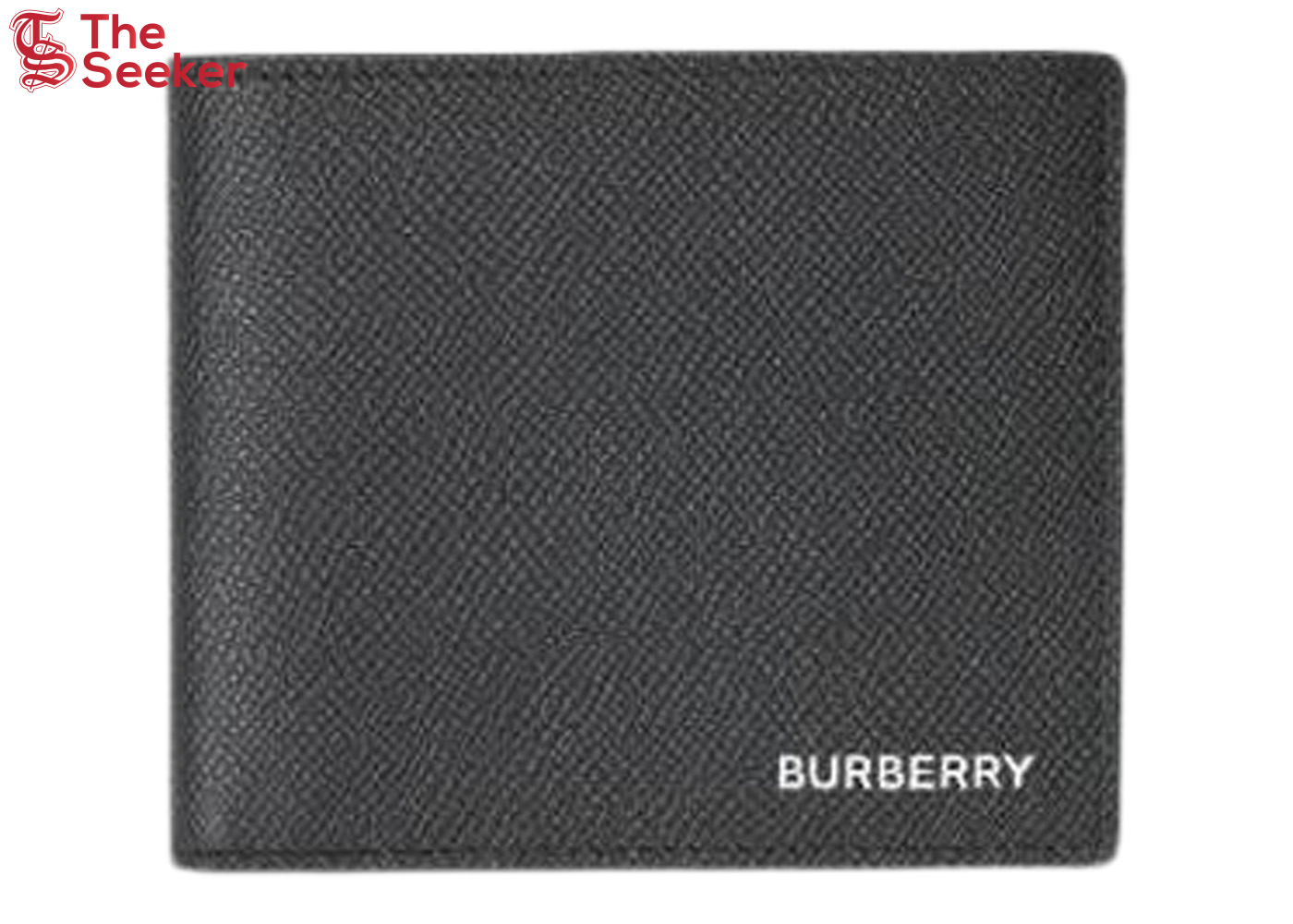 Burberry Grainy Leather International Bifold Wallet Black