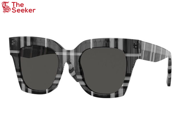 Burberry Sunglasses Kitty Black White Check (40823221)